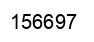 Number 156697 black image