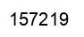 Number 157219 black image