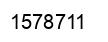 Number 1578711 black image