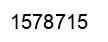 Number 1578715 black image