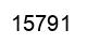 Number 15791 black image