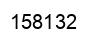 Number 158132 black image