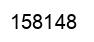 Number 158148 black image