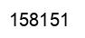 Number 158151 black image