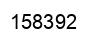 Number 158392 black image