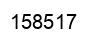 Number 158517 black image