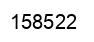 Number 158522 black image