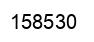 Number 158530 black image
