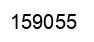 Number 159055 black image