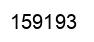 Number 159193 black image
