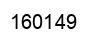 Number 160149 black image
