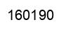 Número 160190 imagen negro