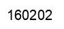Number 160202 black image