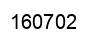 Number 160702 black image