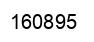 Número 160895 imagen negro