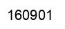 Number 160901 black image