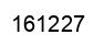 Number 161227 black image
