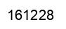 Number 161228 black image