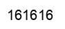 Number 161616 black image