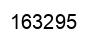 Number 163295 black image