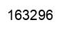Number 163296 black image