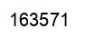 Number 163571 black image