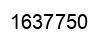 Number 1637750 black image