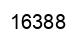 Number 16388 black image