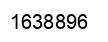 Number 1638896 black image