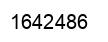Number 1642486 black image