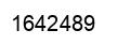 Number 1642489 black image