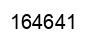 Número 164641 imagen negro