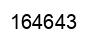 Número 164643 imagen negro