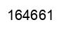 Number 164661 black image