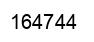 Number 164744 black image