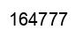 Number 164777 black image