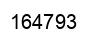 Número 164793 imagen negro