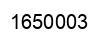 Number 1650003 black image