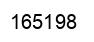Number 165198 black image