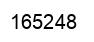 Number 165248 black image