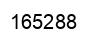 Number 165288 black image