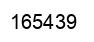 Número 165439 imagen negro
