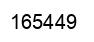 Number 165449 black image
