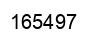 Número 165497 imagen negro
