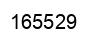 Number 165529 black image