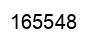 Number 165548 black image
