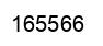 Number 165566 black image