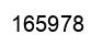Número 165978 imagen negro