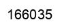 Number 166035 black image