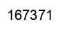 Number 167371 black image